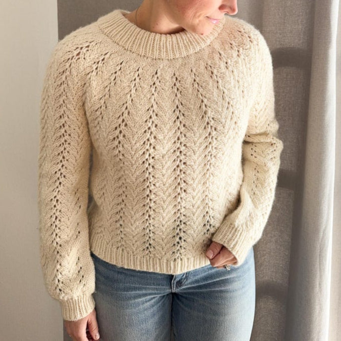 Knitting Pattern Sweater Lace