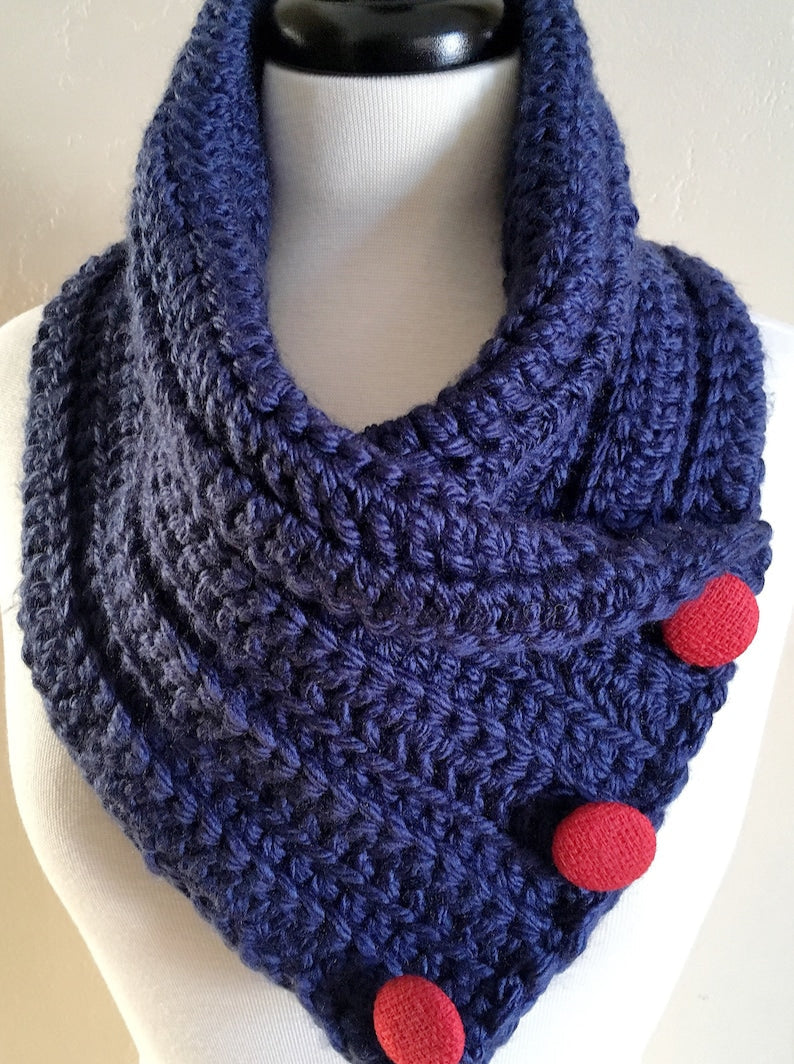 Beginner Cowl Easy Crochet Pattern