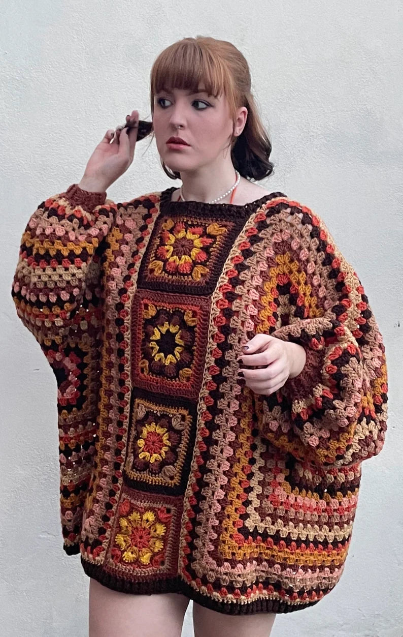 Autumn Vibes Oversized Crochet Jumper Pattern