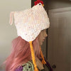 Adult Chicken Hat Crochet Pattern