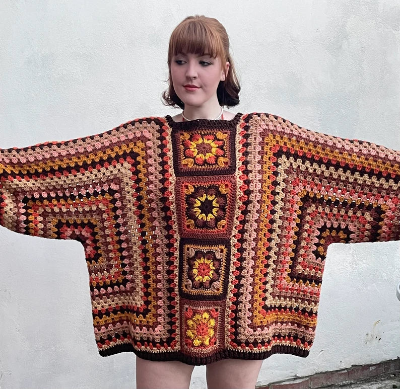 Autumn Vibes Oversized Crochet Jumper Pattern