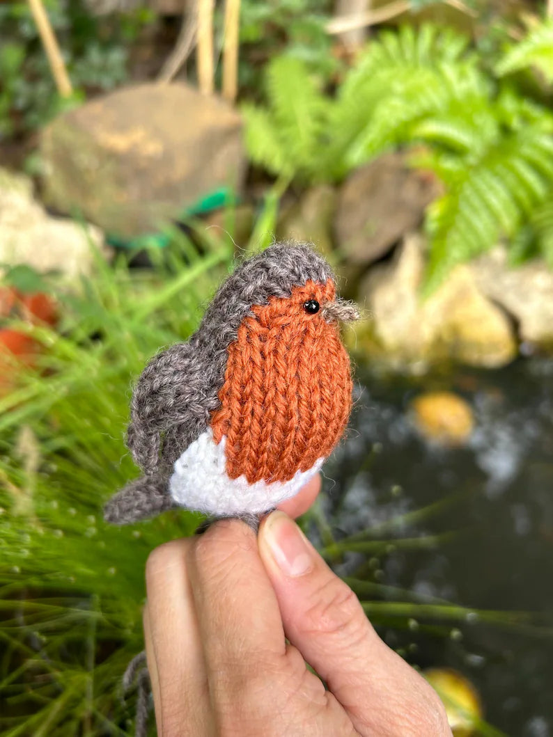 Knitted Robin Pattern (English Only)