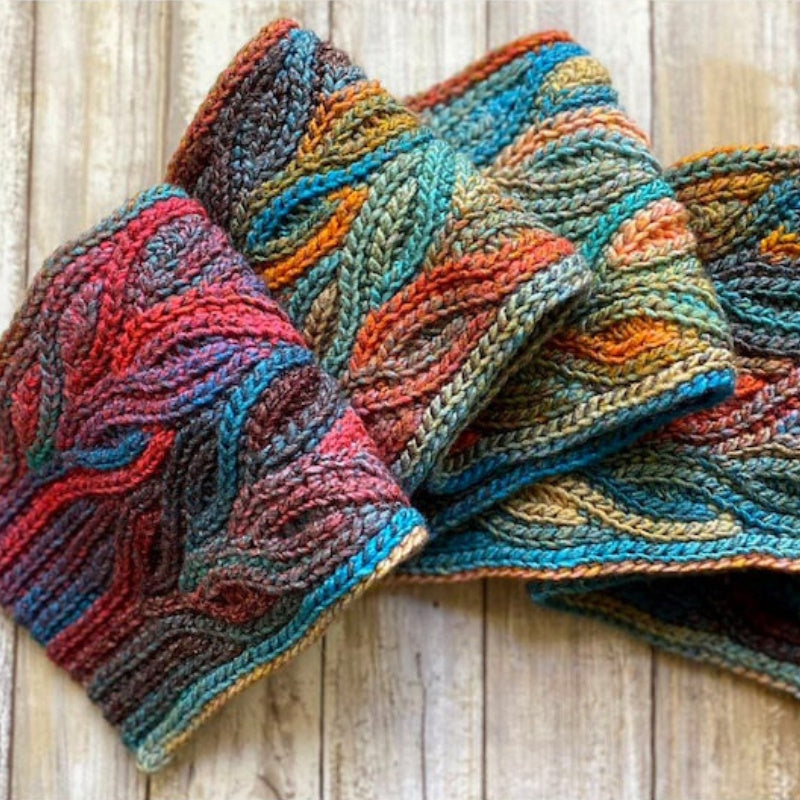 Autumn Buds Crochet Scarf Pattern