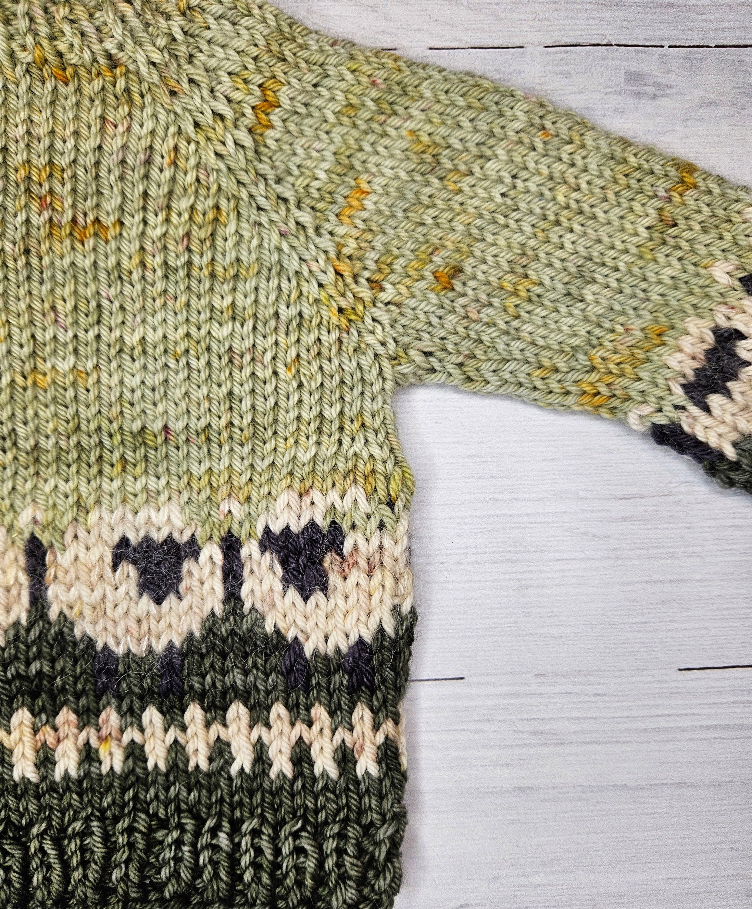 Heepish Little Sweater Knitting