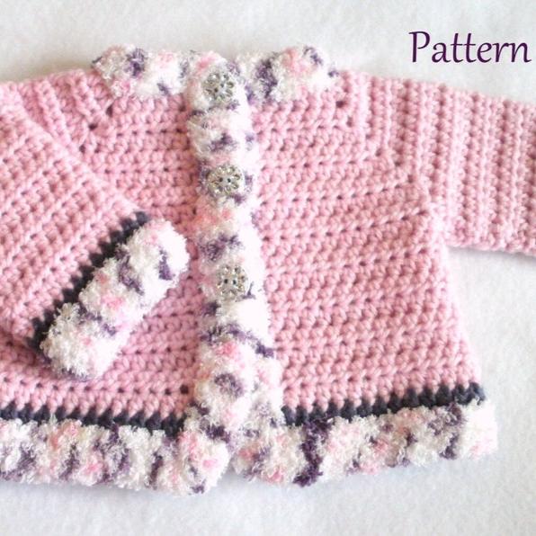 The Laura Baby Girls Set Crochet Pattern