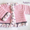 The Laura Baby Girls Set Crochet Pattern