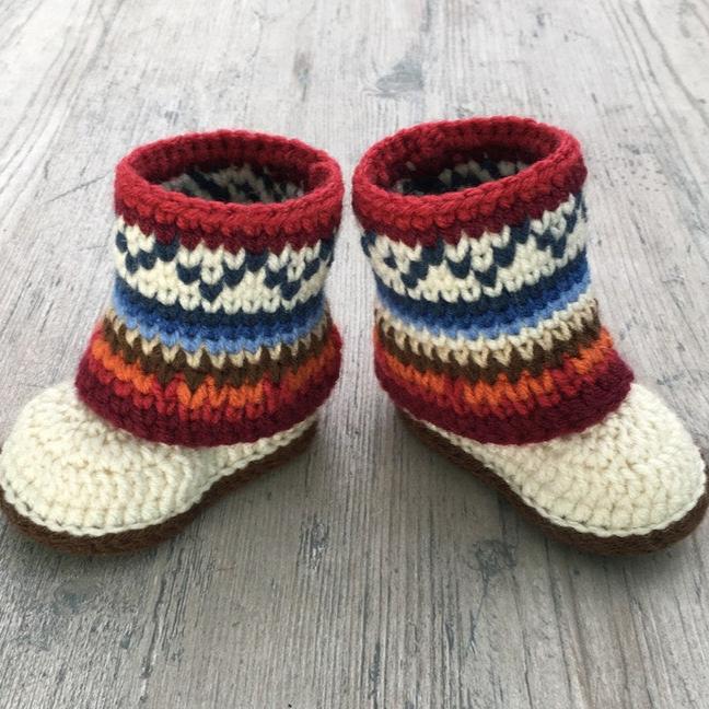 Baby Booties Crochet Pattern