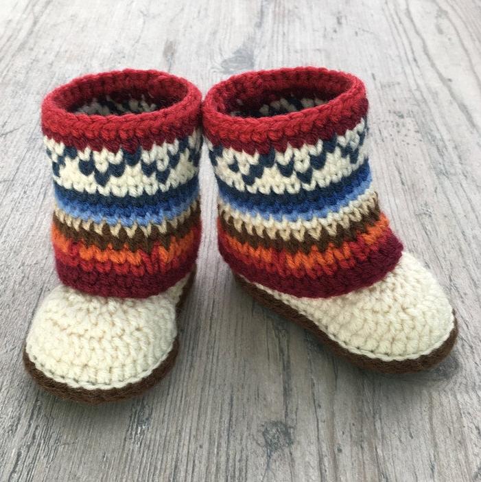 Baby Booties Crochet Pattern