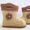 Baby Sweater & Booties Set crochet pattern