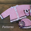 The Laura Baby Girls Set Crochet Pattern