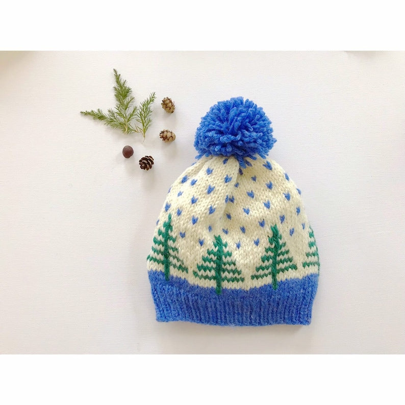 Knitting Pattern - Pine Tree Hat