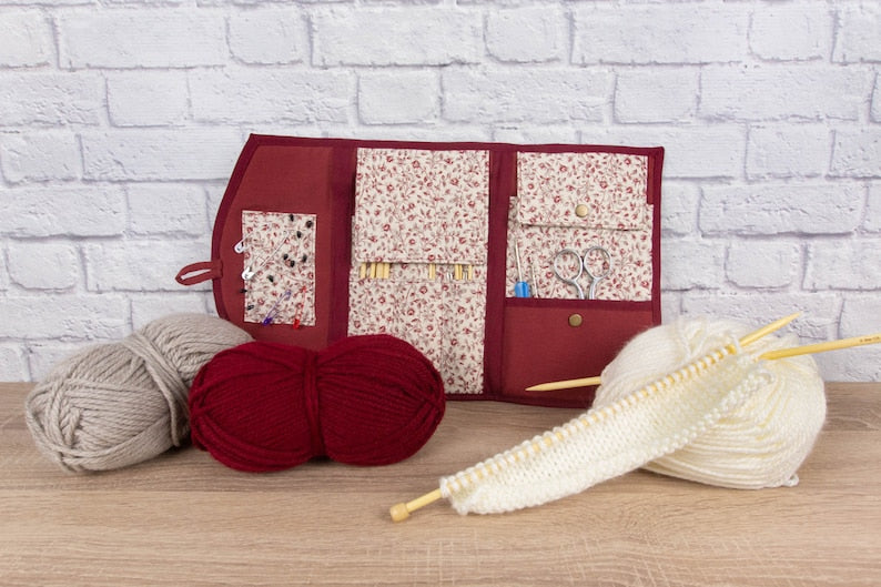 Knitting needle case pdf, sewing patterns