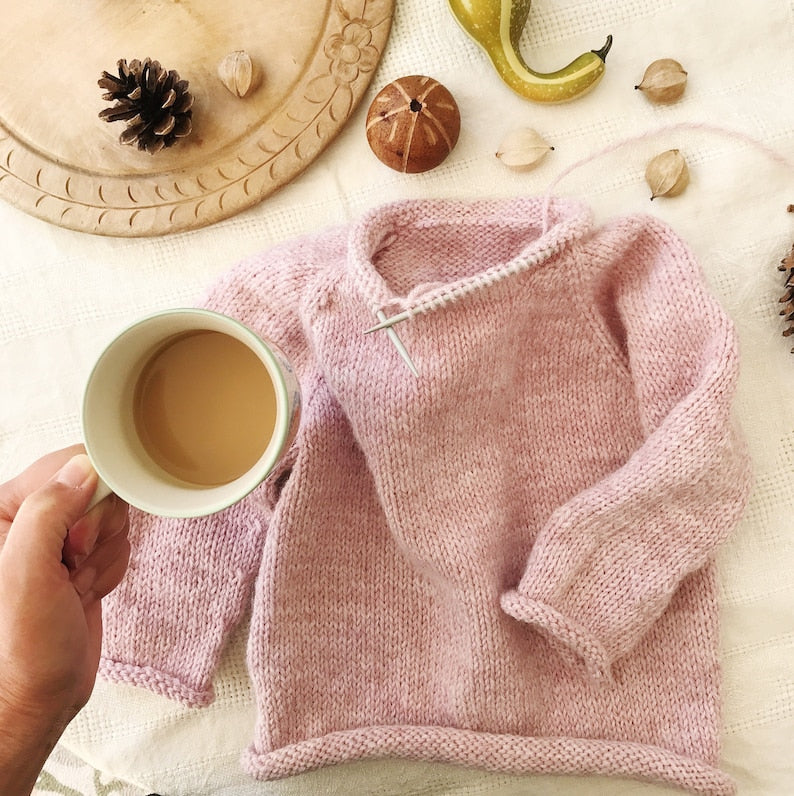 Top Down Sweater Knitting Pattern