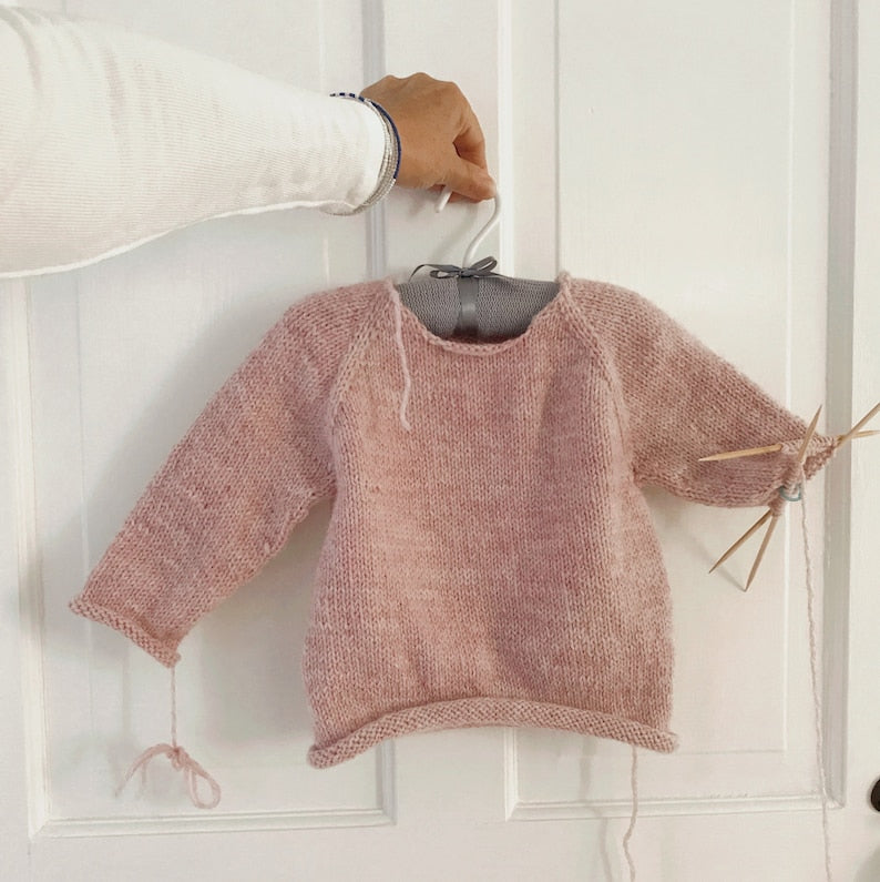 Top Down Sweater Knitting Pattern