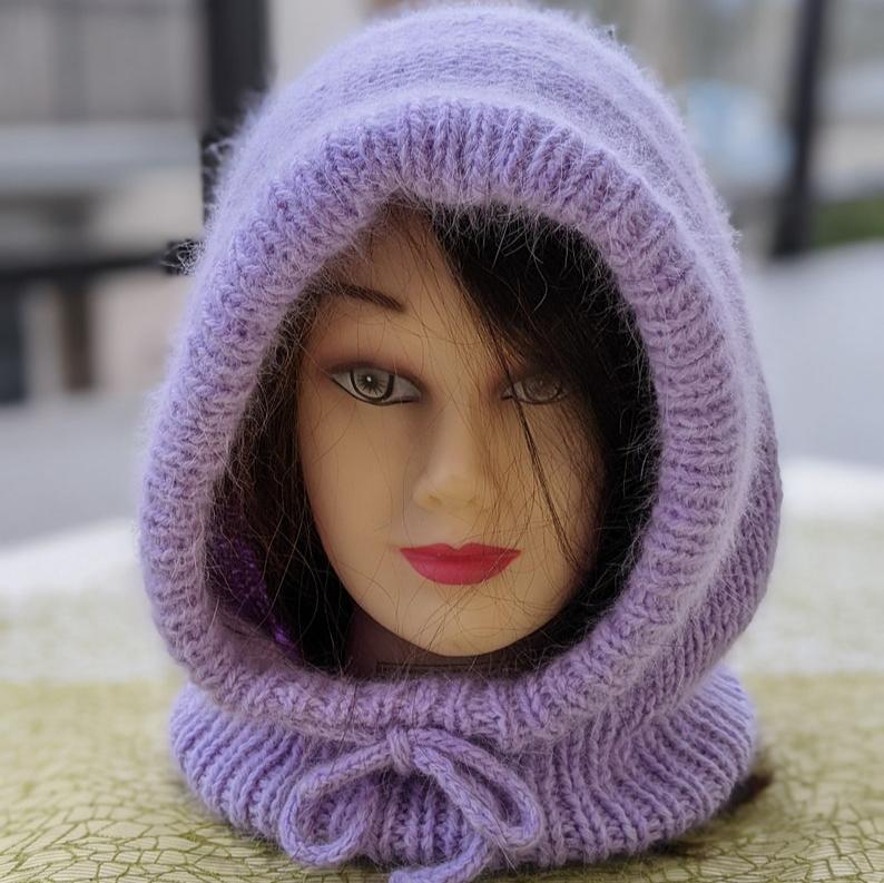 Knit Hooded Cowl Pattern