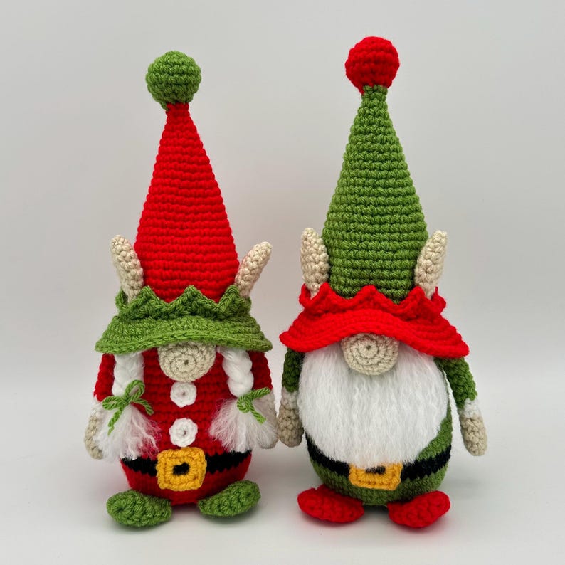 Christmas Crochet Gnome Pattern