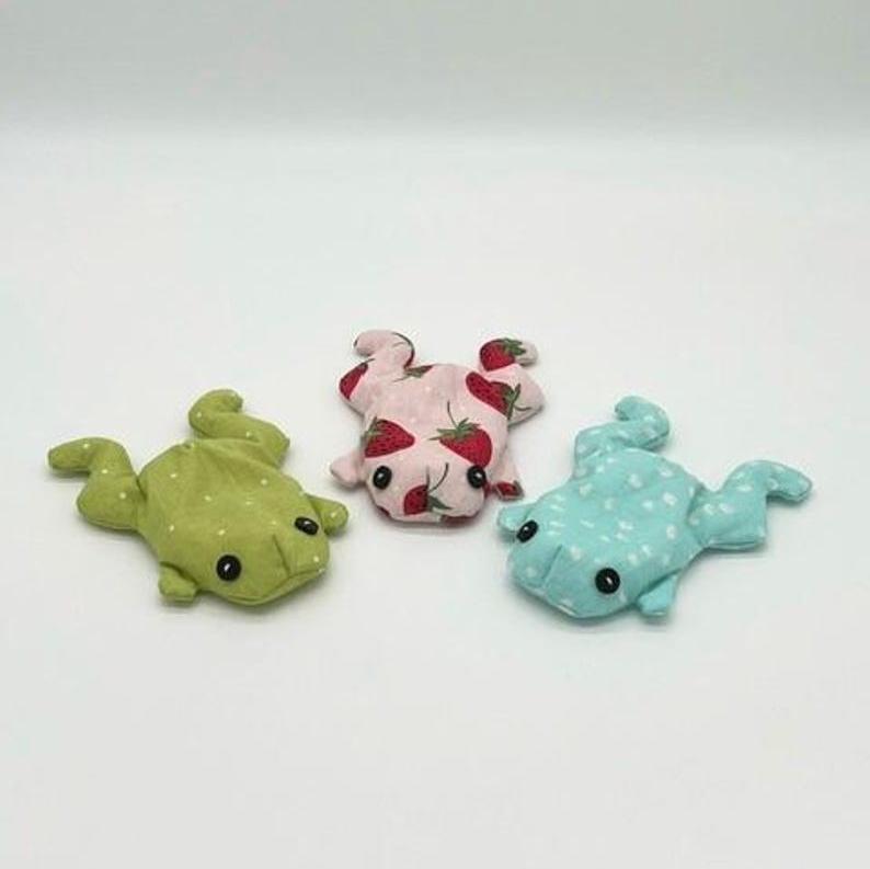 Stuffed Frog Easy Sewing Pattern