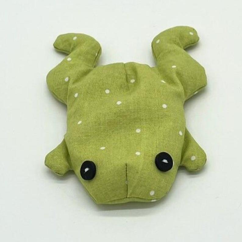 Stuffed Frog Easy Sewing Pattern