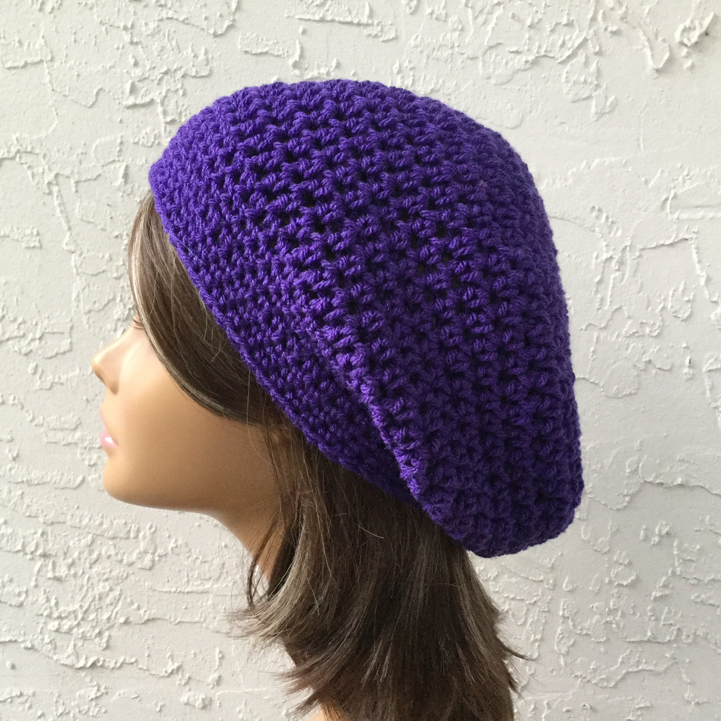 Slouchy Beanie Hat Pattern to Crochet