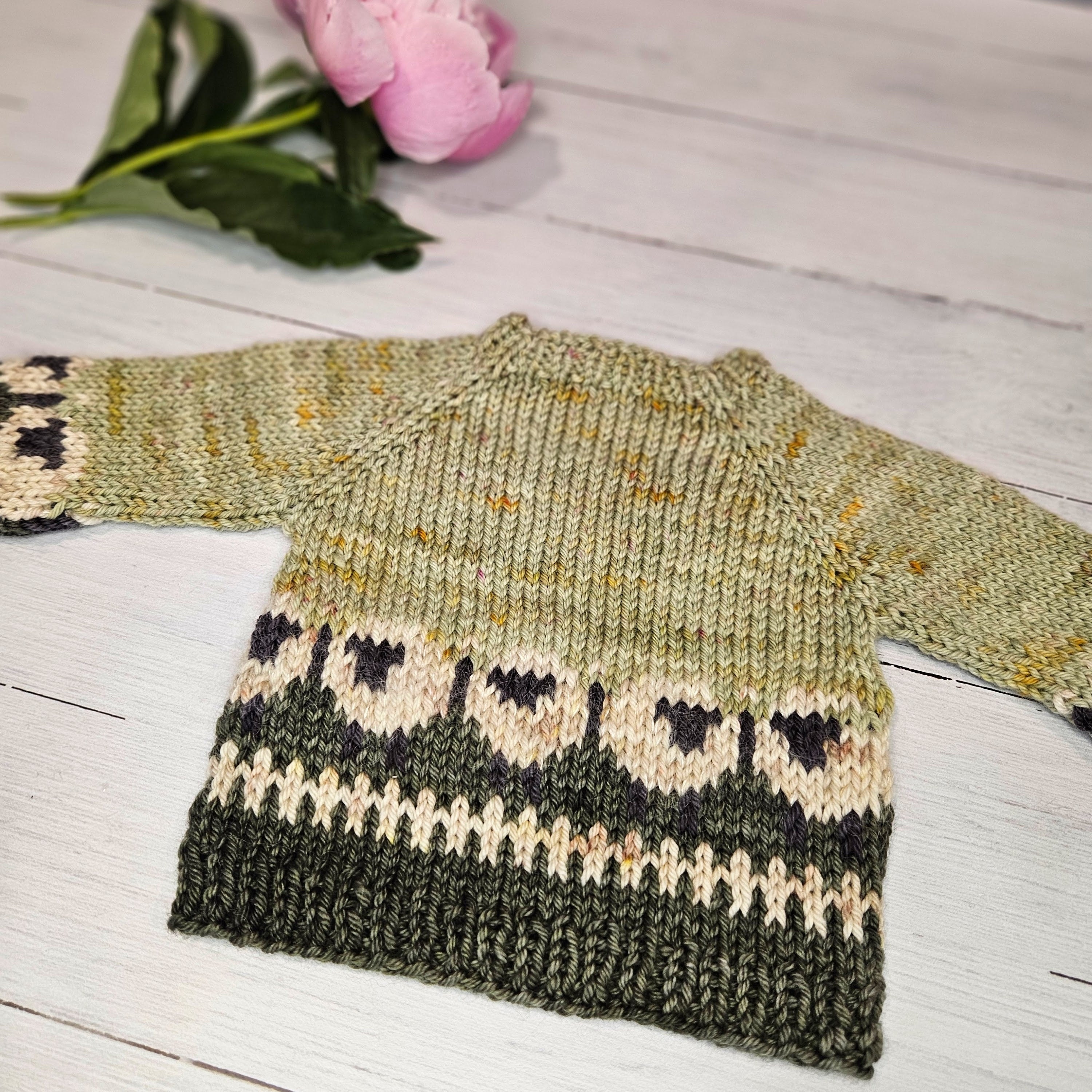 Heepish Little Sweater Knitting