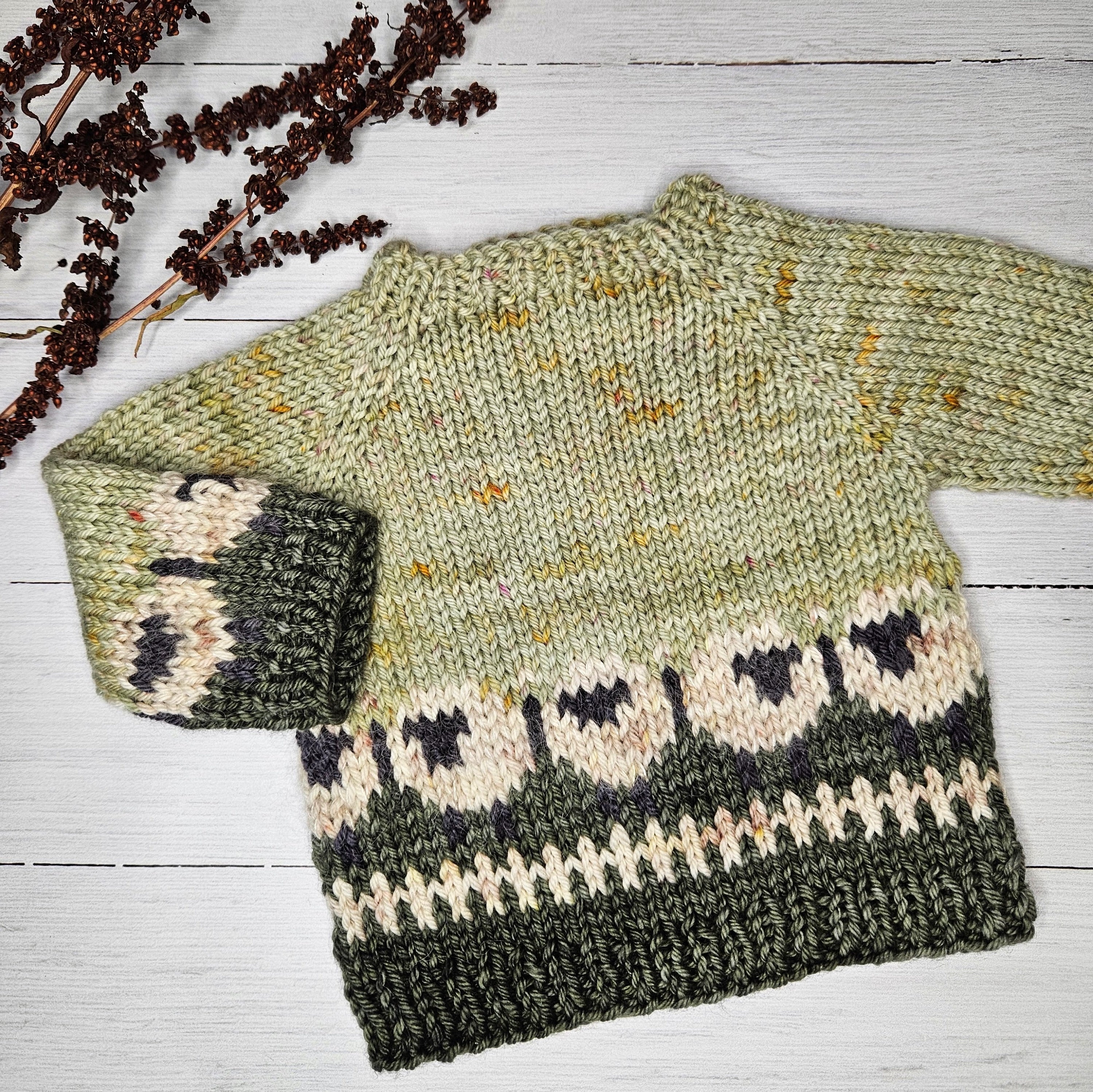 Heepish Little Sweater Knitting