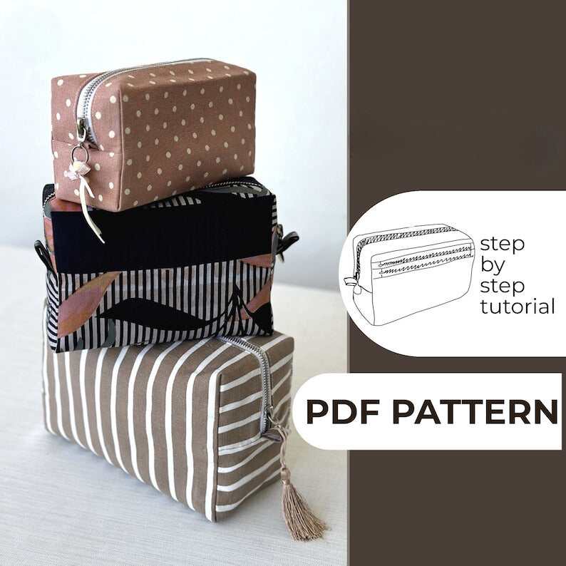 Make Up Bag PDF Sewing Pattern