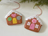 Felt Gingerbread House Christmas Ornament