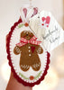 Christmas felt ornaments pattern snowman gingerbread