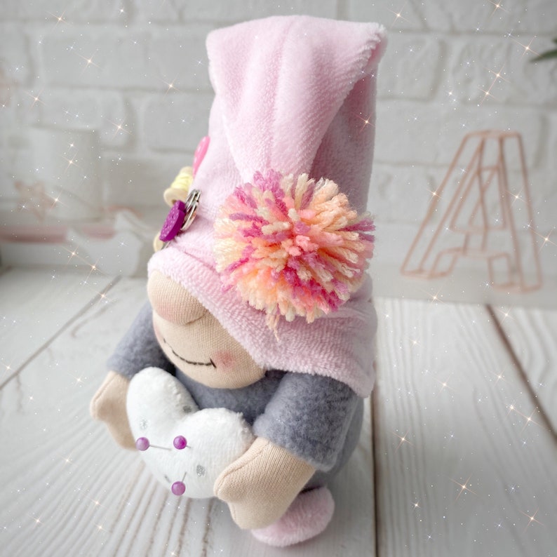 Whimsical Pincushion Gnome sewing pattern