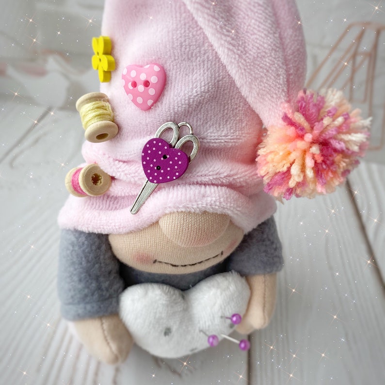 Whimsical Pincushion Gnome sewing pattern