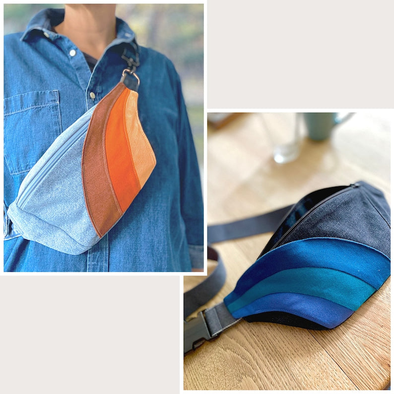 Waist bag sewing pattern